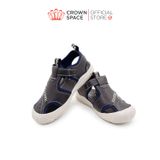  Dép Quai Hậu Sandals Bít Mũi Trẻ Em Cao Cấp Chính Hãng Crown Space Dành Cho Bé Trai Đi Chơi Đi Học CRUK653 Size 32 - 37 