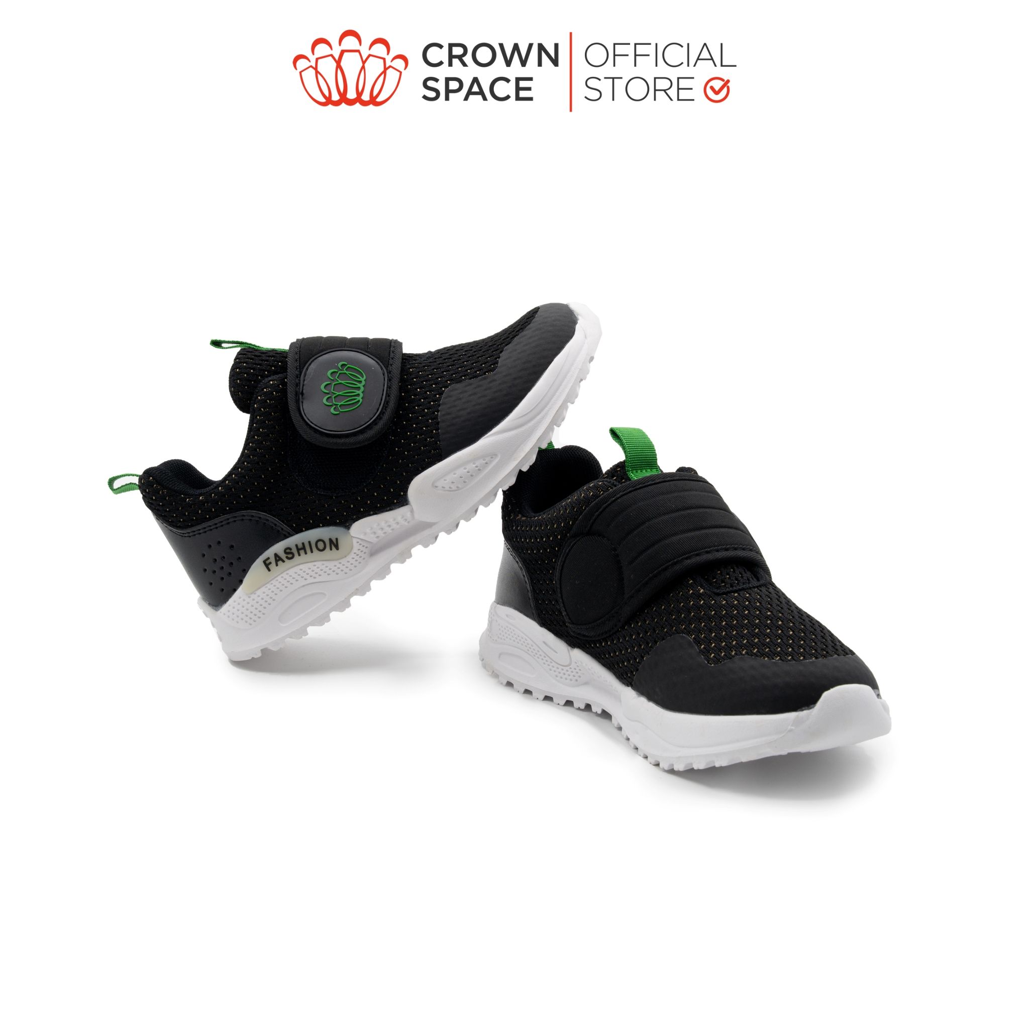  Giày Thể Thao Sneaker Trẻ Em Cao Cấp Chính Hãng Crown Space Dành Cho Bé Trai Bé Gái Đi Chơi Đi Học CRUK8054 Size 31 - 38 