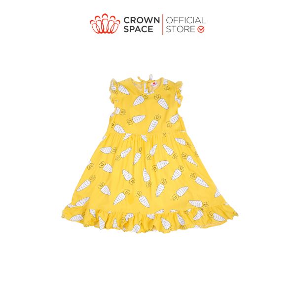  Váy Hè Dành Cho Bé Gái Crown Kids CKGS2811210 Size 14 - 28Kg 