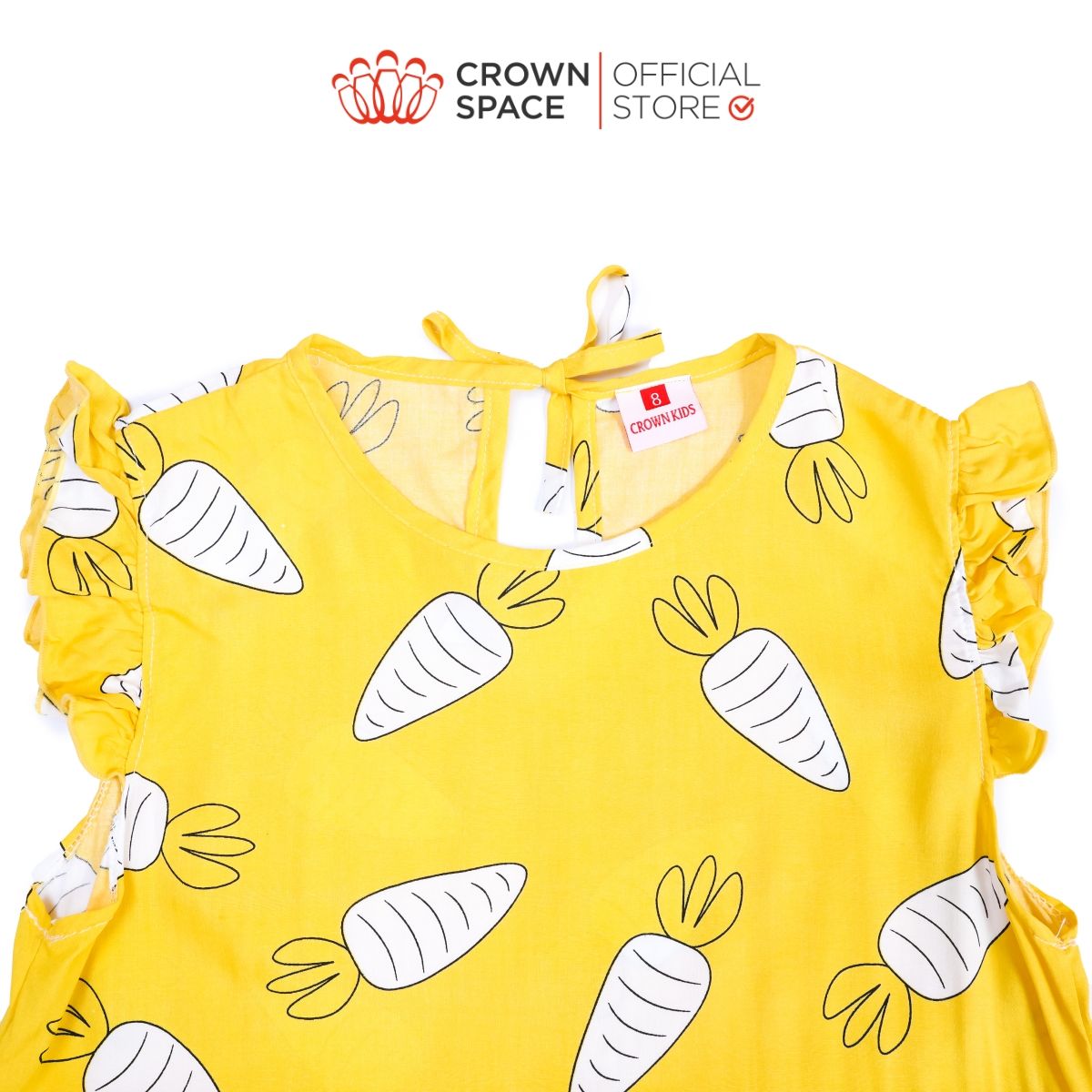  Váy Hè Dành Cho Bé Gái Crown Kids CKGS2811210 Size 14 - 28Kg 
