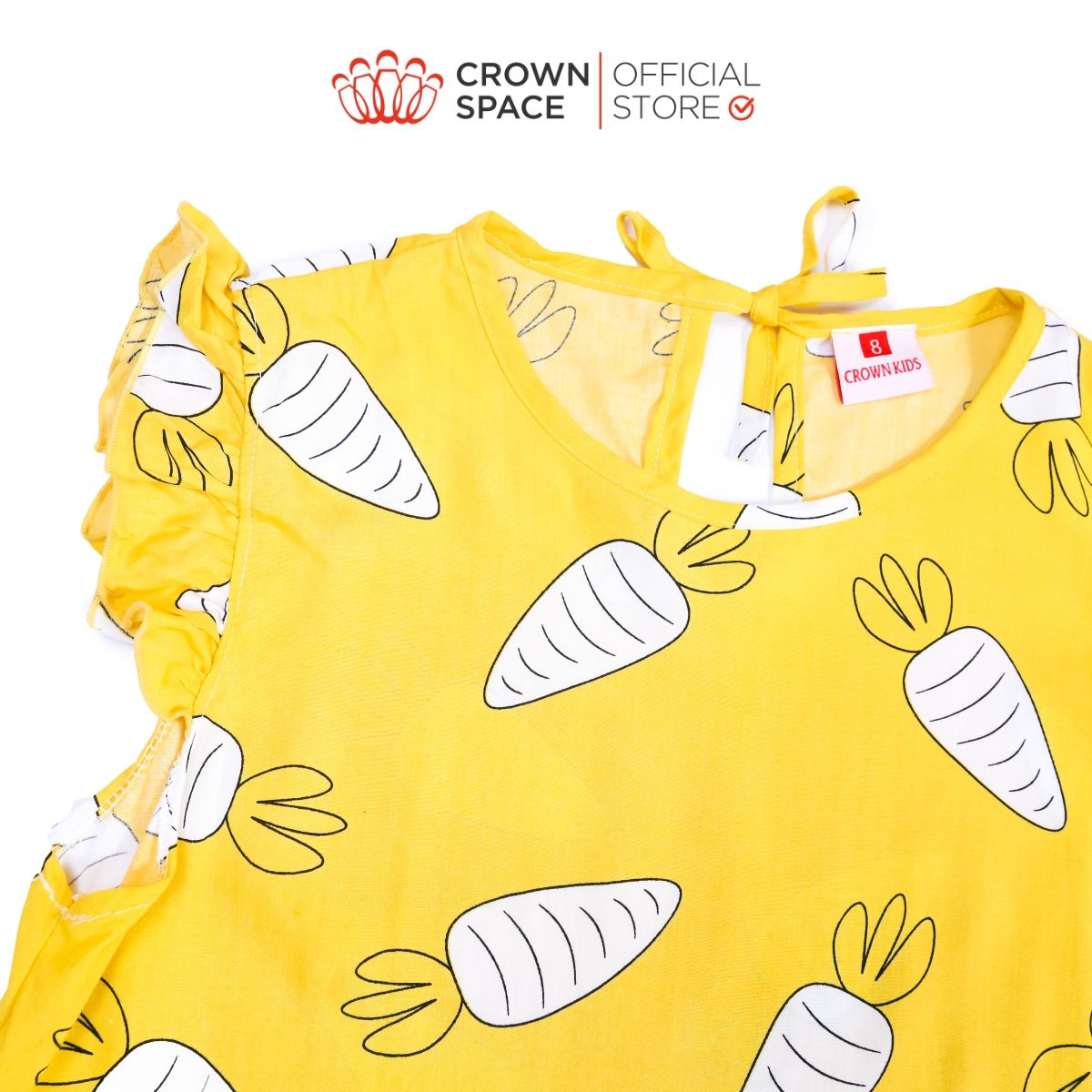  Váy Hè Dành Cho Bé Gái Crown Kids CKGS2811210 Size 14 - 28Kg 