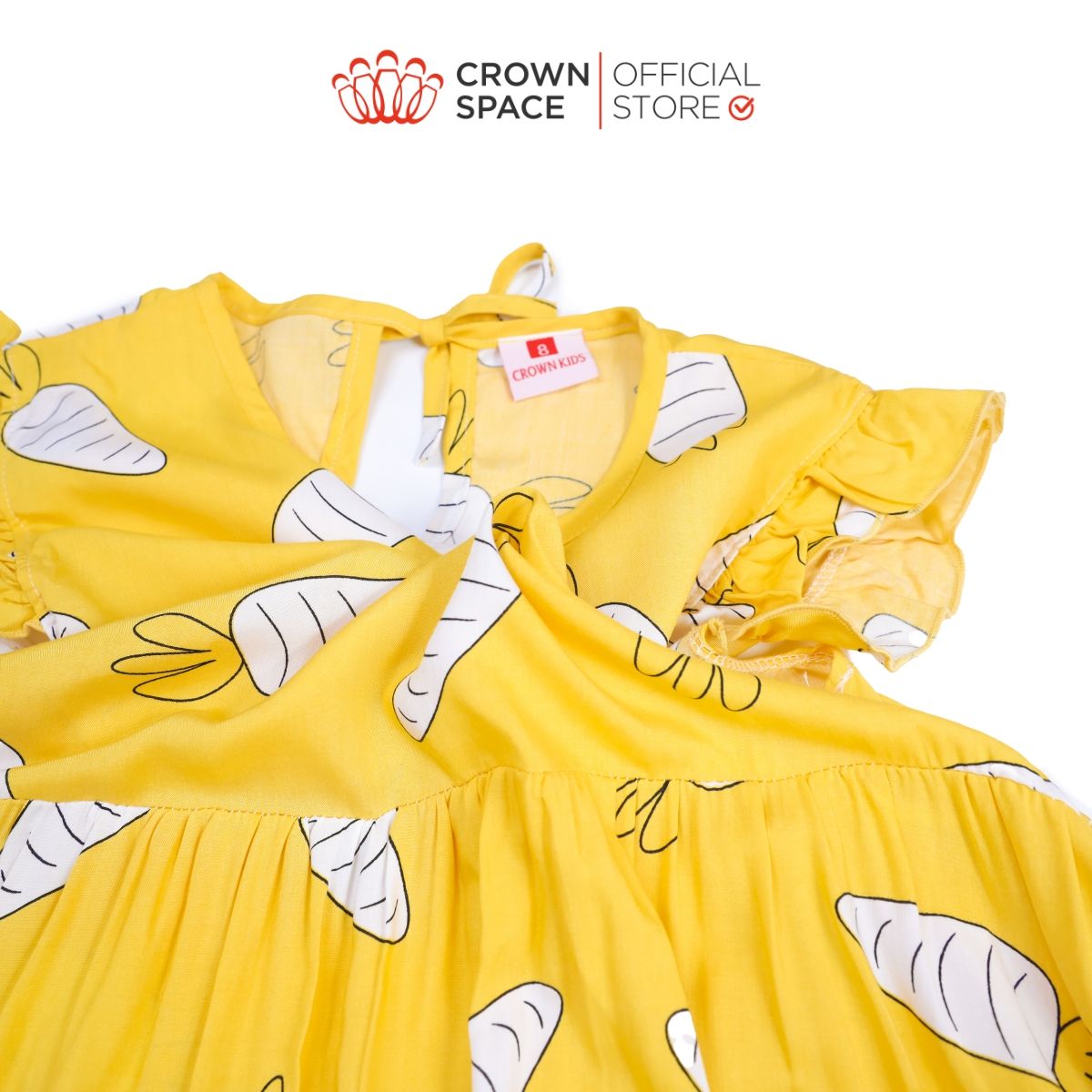  Váy Hè Dành Cho Bé Gái Crown Kids CKGS2811210 Size 14 - 28Kg 