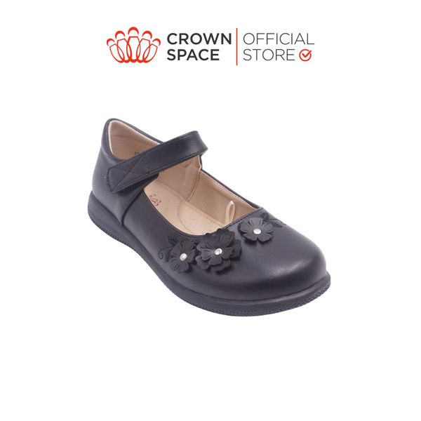  Giày Búp Bê School Shoes Đi Học Trẻ Em Cao Cấp Chính Hãng Crown Space Dành Cho Bé Gái CRUK3077 Size 30 - 38 