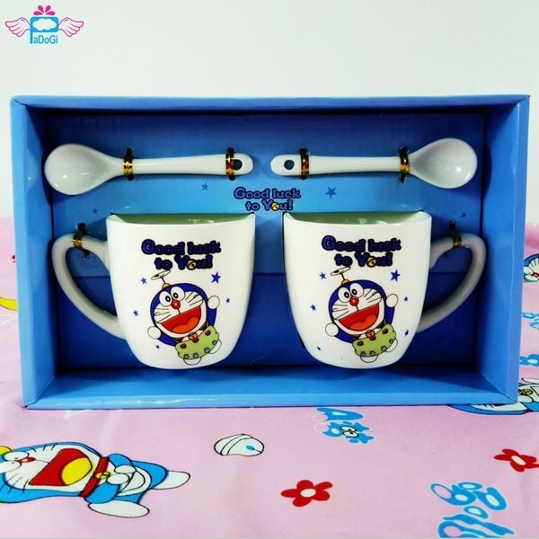 Ly Đôi Doraemon / Happy Birthday