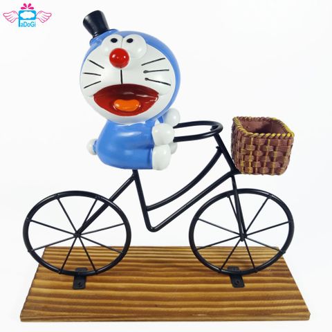 Mô Hình Doraemon Đi Xe Đạp