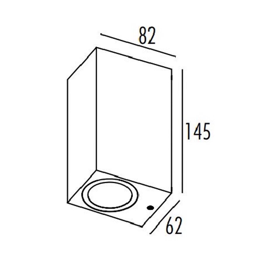 Đèn Gắn Tường Trang Trí Ngoài Trời LED NBL2621-6 Ánh Sáng Trắng