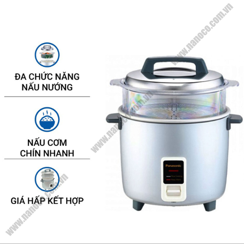 Nồi cơm điện nắp rời Panasonic SR-W22GSLRA