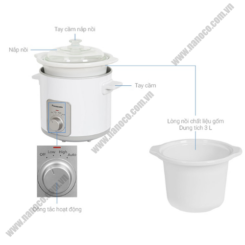 Nồi nấu chậm Panasonic NF-N15SRA