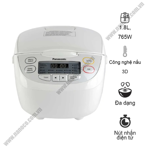 Nồi cơm điện tử Panasonic SR-CL188WRAM
