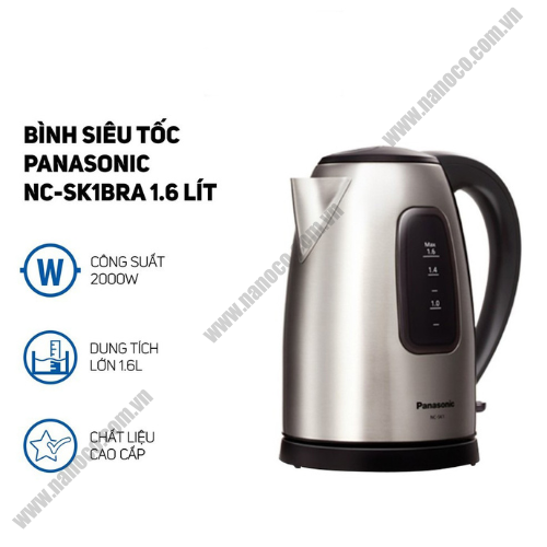 Bình đun siêu tốc Panasonic NC-SK1BRA