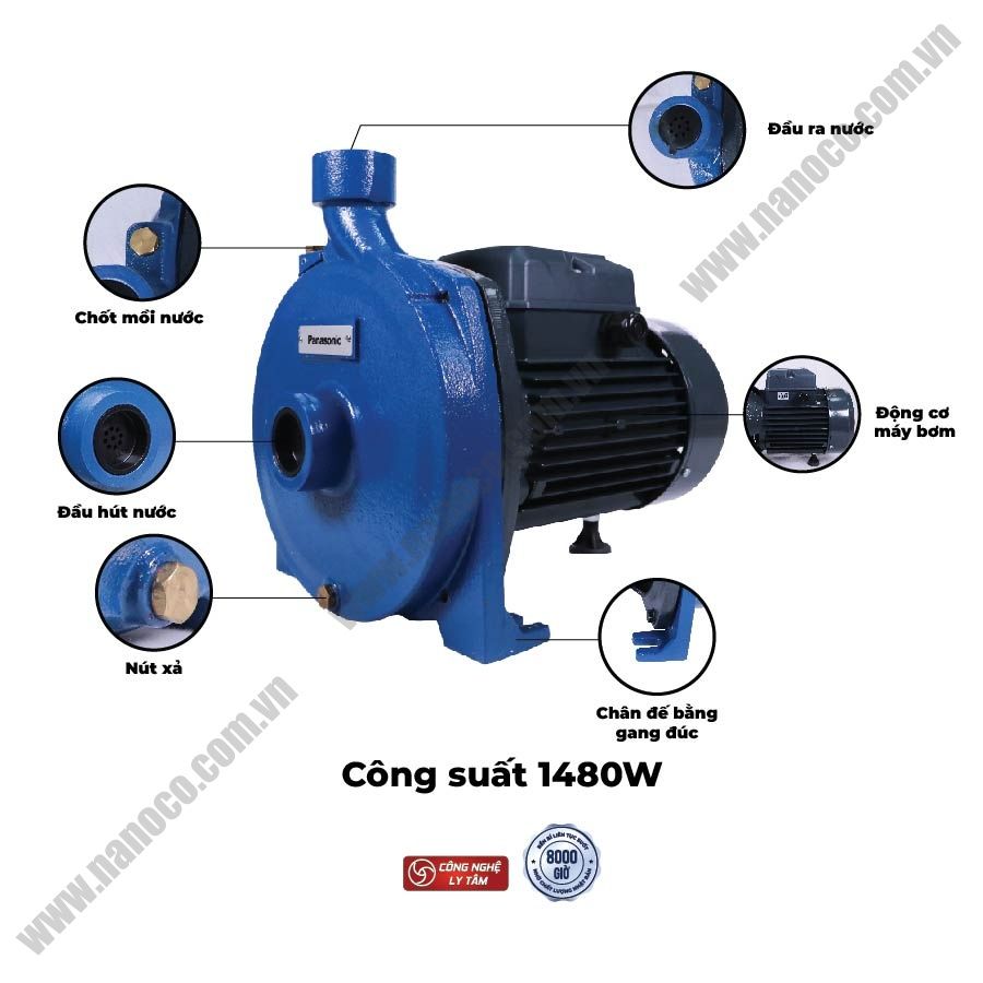 Máy bơm đẩy cao công suất lớn Panasonic GP-10/15/20 HCN1SVN