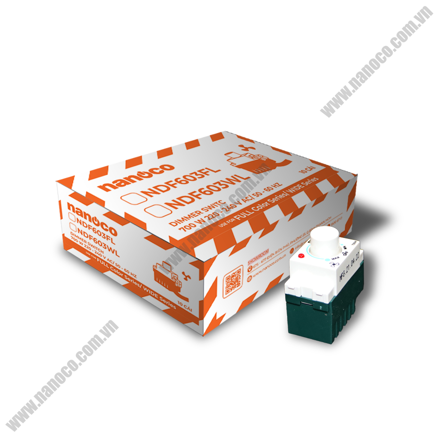 Công tắc điều chỉnh tốc độ quạt/ độ sáng đèn Nanoco