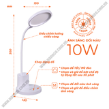  Đèn bàn LED Nanoco NDK10WC 