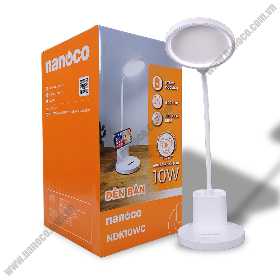 Đèn bàn LED Nanoco NDK10WC