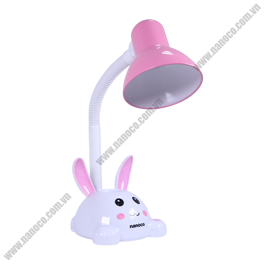 Đèn bàn LED không bóng Nanoco NDKC01P (thỏ hồng)
