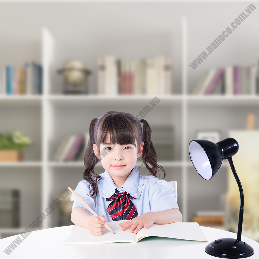 Đèn bàn LED không bóng NDKC02B Nanoco (đen)