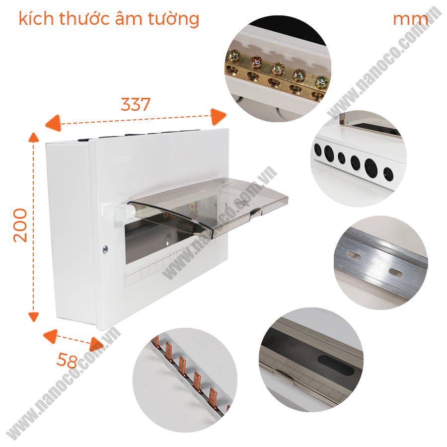 Tủ điện Nanoco NDP114