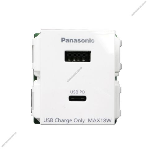  Ổ cắm USB 2 cổng type A-C Panasonic 