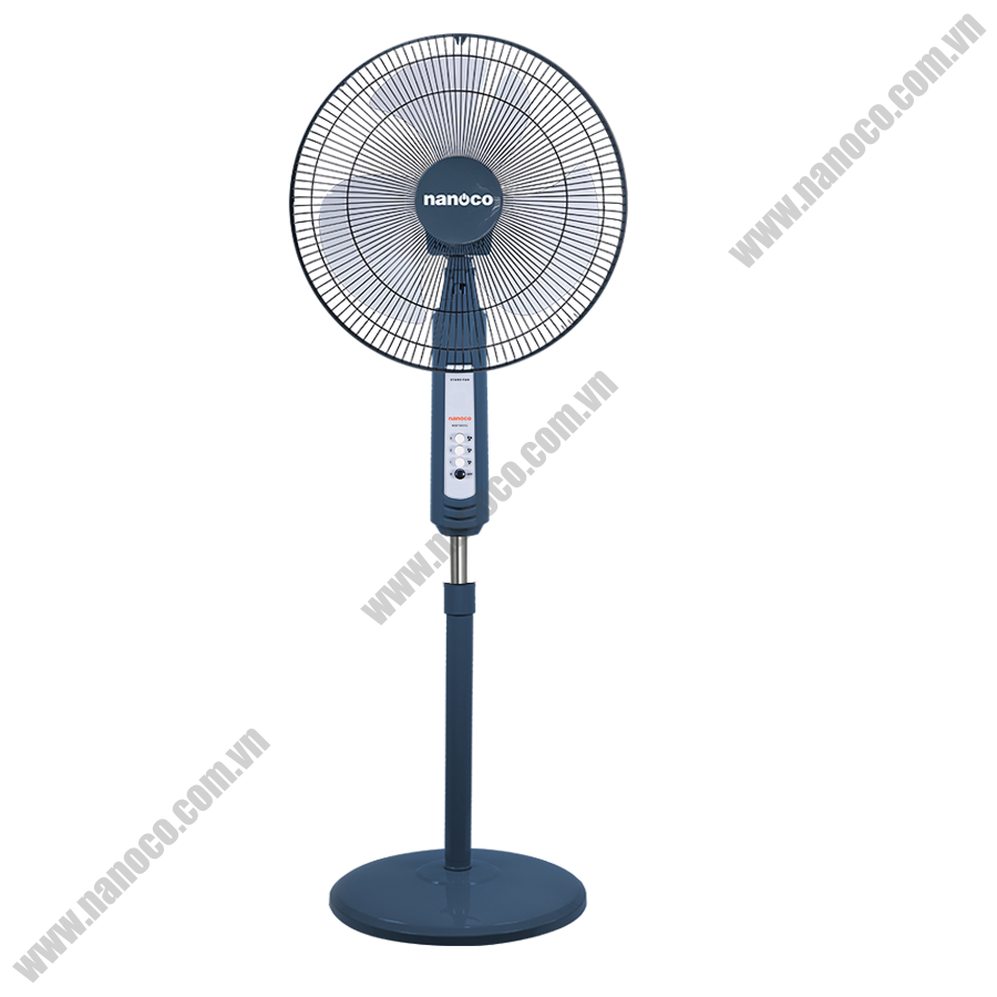 Quạt đứng 3 cánh Nanoco NSF1601G-B màu xanh