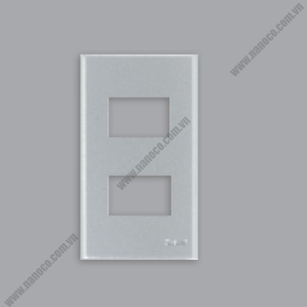 1 gang - 2 devices plate Wide Series Panasonic