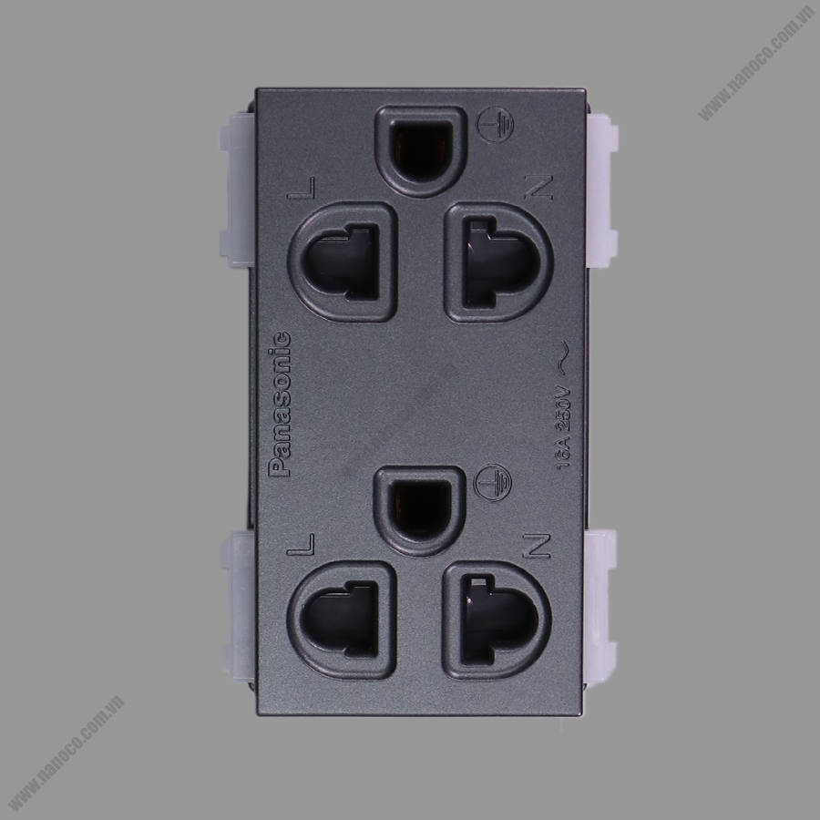 Ổ cắm đôi cắm nhanh/bắt vít Wide Series Panasonic