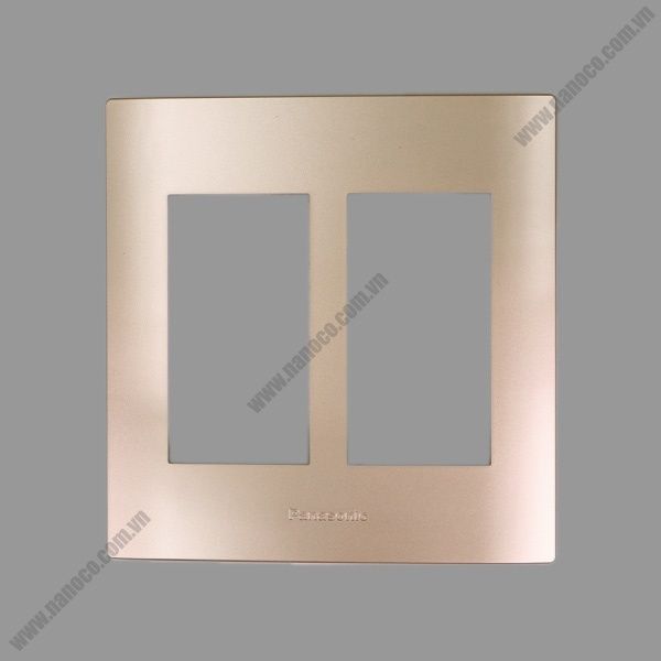 2 gangs - 6 devices plate Halumie Panasonic