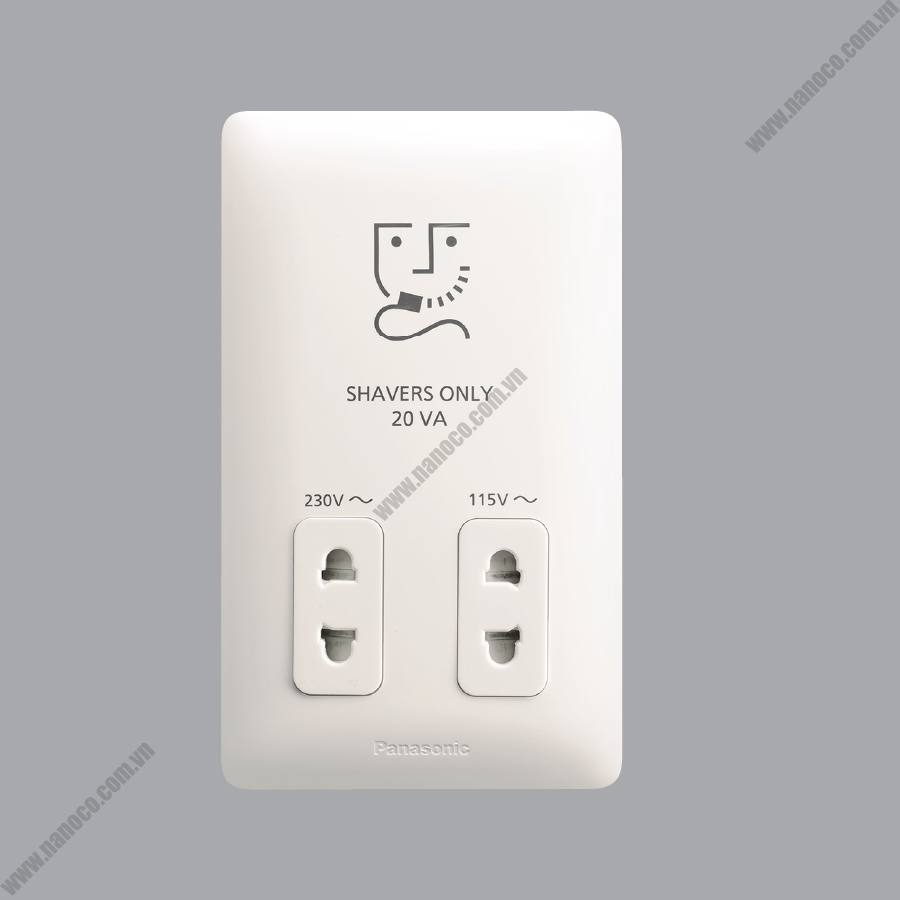 Shaver socker build switch Wide Series Panasonic