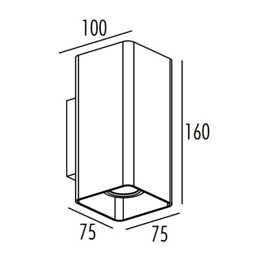 Đèn Gắn Tường Trang Trí Ngoài Trời LED NBL2851-6 Ánh Sáng Trắng