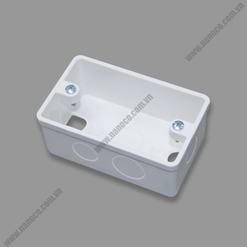 Wiring box - 1 gang Nanoco NA101
