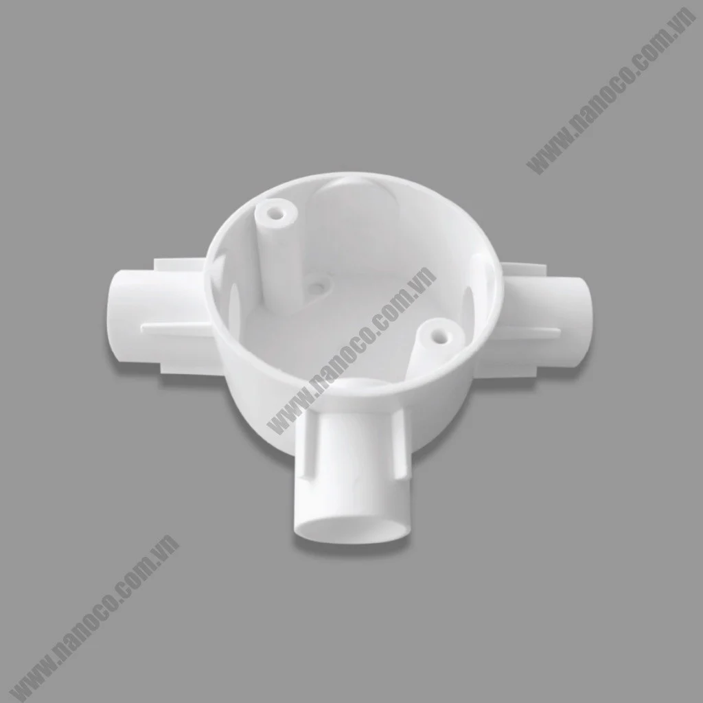 3 ways round junction box Nanoco