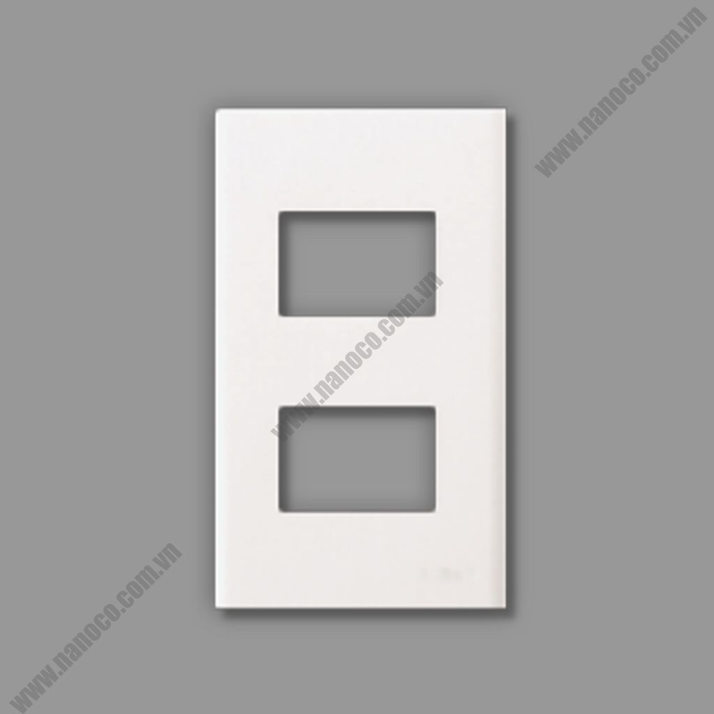 1 gang - 2 devices plate Wide Series Panasonic