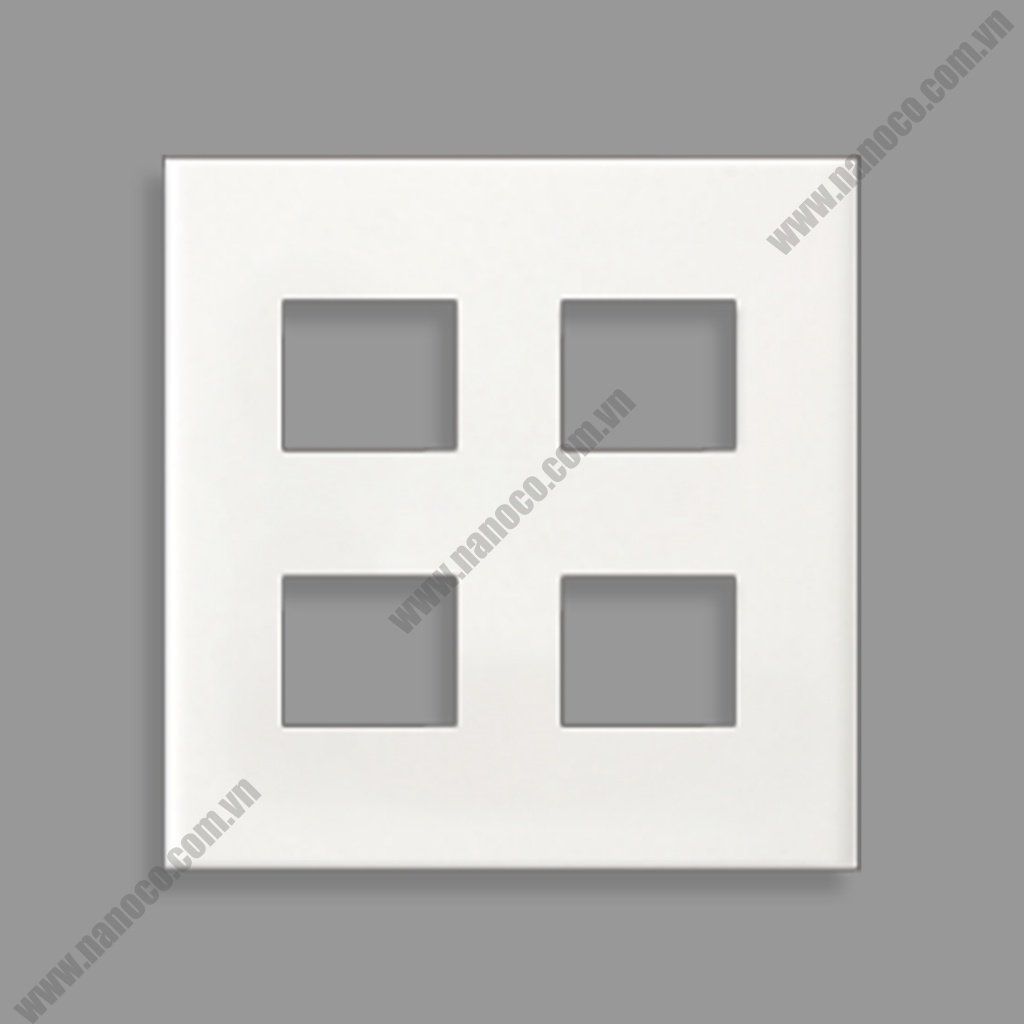 Mặt dùng cho 4 thiết bị Full White Color Panasonic WZV7844W