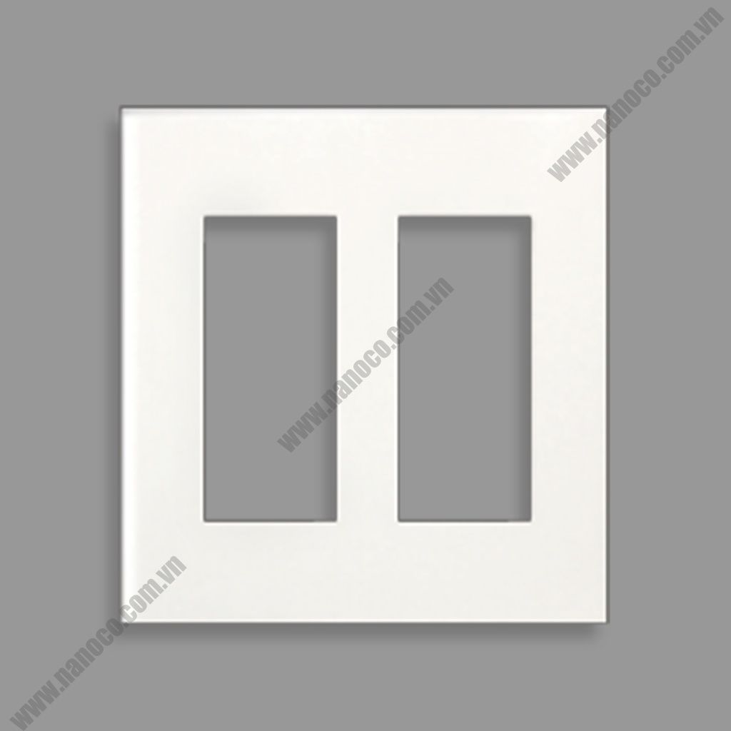 2 gang - 6 devices plate Full Color Panasonic WZV7846W