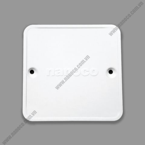  Nắp hộp âm đơn dùng cho mặt vuông chuẩn BS Nanoco NA105-N 