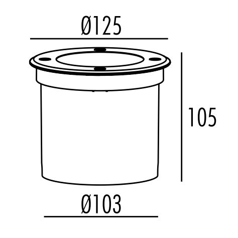  Đèn Sân Vườn LED Âm Đất Nanoco NGL2641 