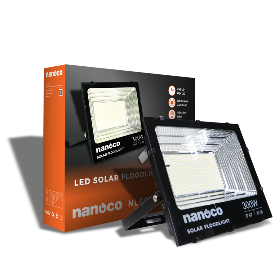 Đèn Pha LED Solar Nanoco - IP67