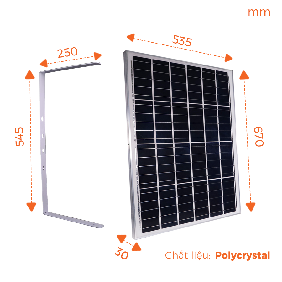 Đèn Pha LED Solar Nanoco - IP67