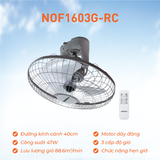  Quạt Đảo Có remote Nanoco NOF1603G-RC (Màu Xám) 