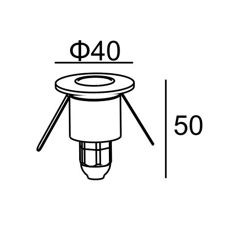  Đèn LED chiếu chân âm tường Nanoco NSL2101 