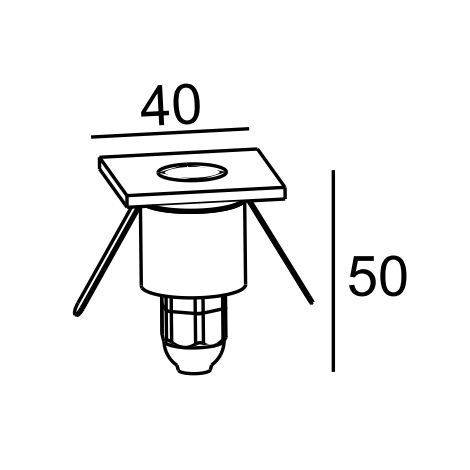  Đèn LED Chiếu Chân Âm Tường Nanoco NSL2102 