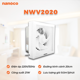  Quạt hút gắn tường 1 chiều Nanoco NWV2020 