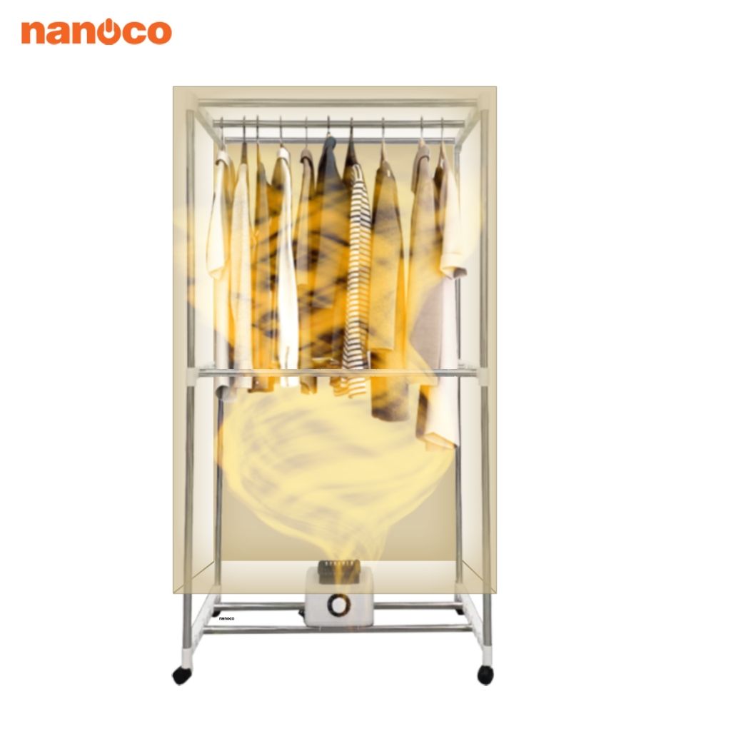  Tủ sấy quần áo Nanoco NCV2006 - treo quần áo tối đa 30 kg 