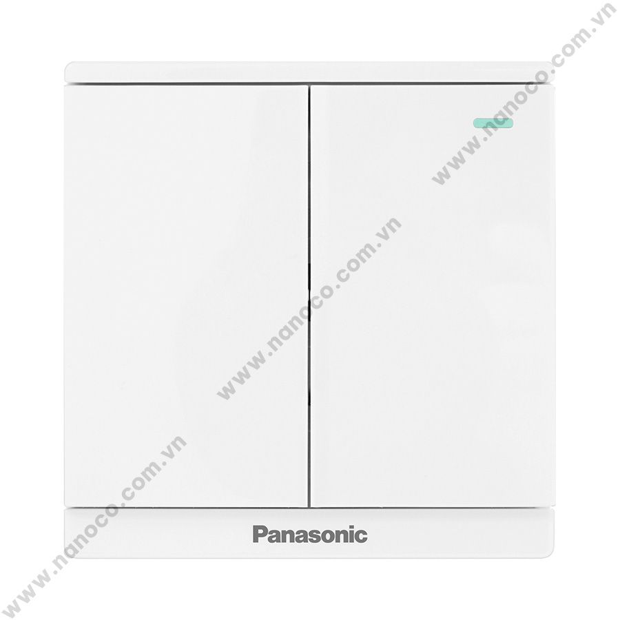 Bộ 2 công tắc B 1 chiều Moderva Panasonic (có chỉ báo)