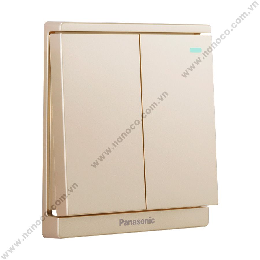 Bộ 2 công tắc B 1 chiều Moderva Panasonic (có chỉ báo)
