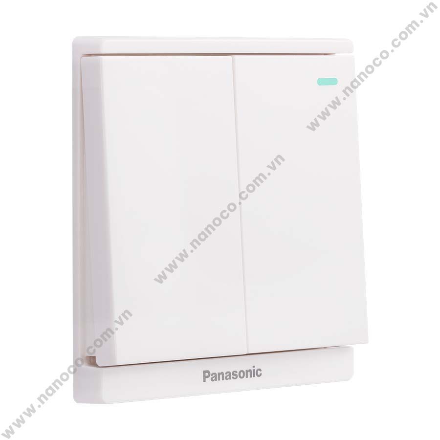 Bộ 2 công tắc C 1 chiều Moderva Panasonic (có chỉ báo)