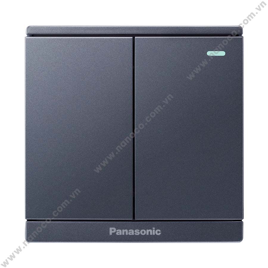 Bộ 2 công tắc C 1 chiều Moderva Panasonic (có chỉ báo)