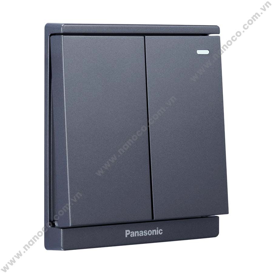 Bộ 2 công tắc C 1 chiều Moderva Panasonic (có chỉ báo)