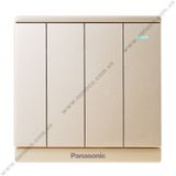  Bộ 4 công tắc B 1 chiều Moderva  Panasonic (có chỉ báo) 