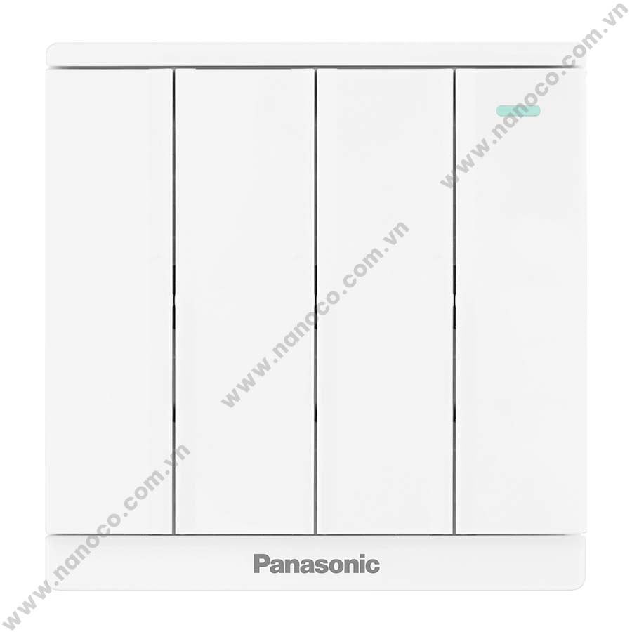  Bộ 4 công tắc C 2 chiều Moderva  Panasonic (có chỉ báo) 