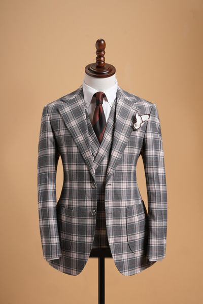 Ao vest ghi k cam AV342 ADAM STORE Th ng hi u veston may s n hang u Vi t Nam